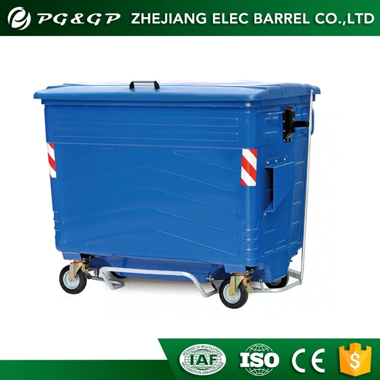 Outdoor Galvanized Steel Garbage Cans